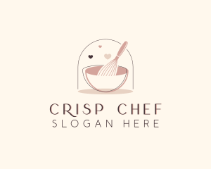 Whisk Pastry Baking  logo design