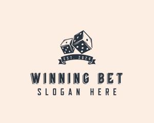 Bet - Casino Blackjack Dice logo design