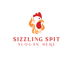 Roast - Fire Roast Chicken logo design