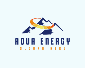 Solar Energy Mountain logo design