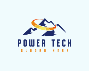 Solar Energy Mountain logo design