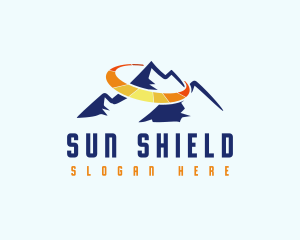 Solar Energy Mountain logo design