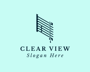 Window Blinds Home Decor logo design