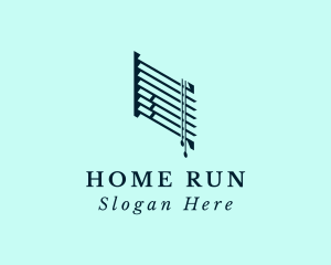 Window Blinds Home Decor logo design