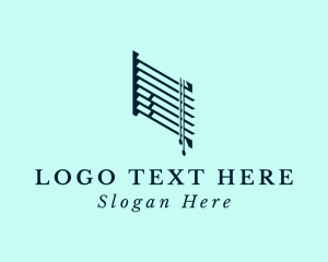 Window Blinds Home Decor Logo