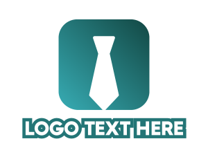 App Icon - Teal Necktie App logo design