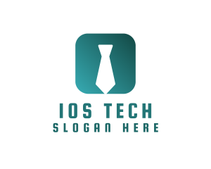 Ios - Necktie App Icon logo design