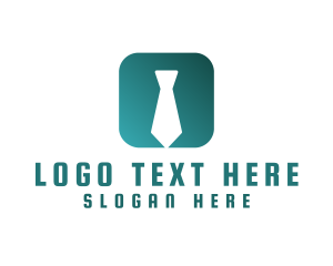 Coat - Necktie App Icon logo design