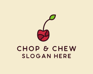 Fresh Cherry Fruit Logo