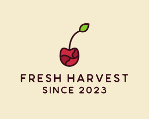 Ripe - Fresh Cherry Fruit logo design