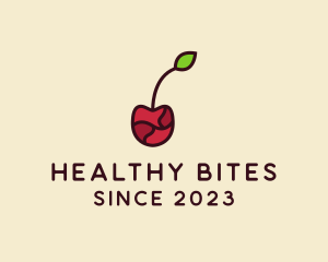 Fresh Cherry Fruit logo design