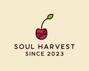 Fresh Cherry Fruit logo design