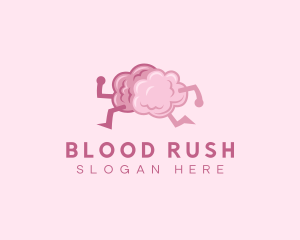 Brain Run Psychology logo design