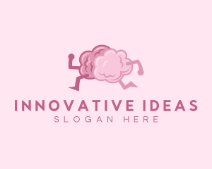 Brain Run Psychology logo design