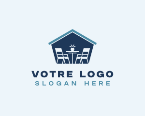 Upholsterer - Patio Furniture Decor logo design