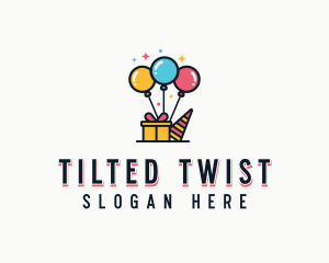 Balloon Birthday Gift Logo