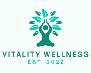 Healthy Yoga Wellness logo design