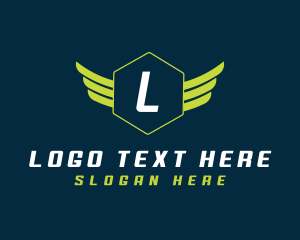 Moving - Flying Wings Express logo design