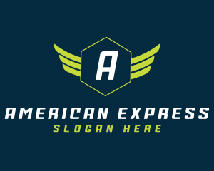 Flying Wings Express logo design