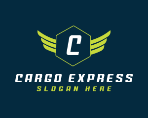 Flying Wings Express logo design