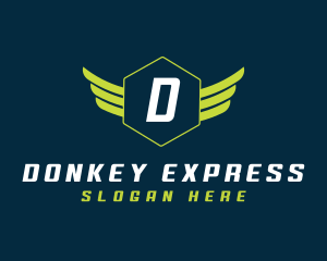 Flying Wings Express logo design