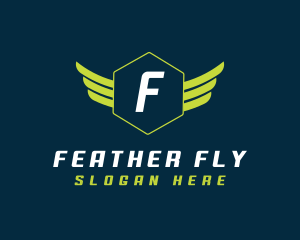 Flying Wings Express logo design