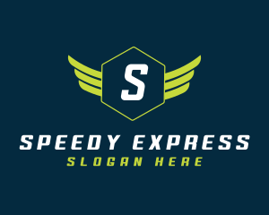 Flying Wings Express logo design