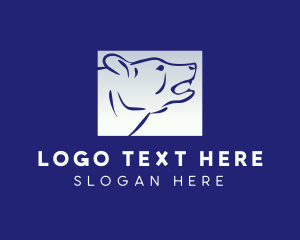 Polar Bear - Polar Bear Face logo design