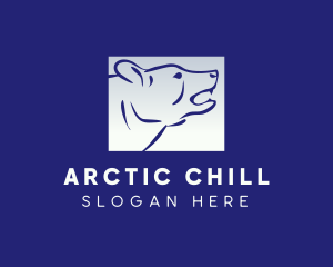 Polar Bear Face logo design