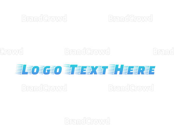 Blue Fast Gradient Logo