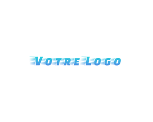 Racing - Blue Fast Gradient logo design