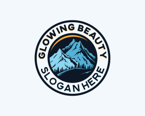 Outdoor Mountain Hiking Logo