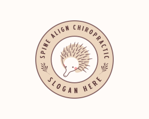 Echidna Australian Animal logo design