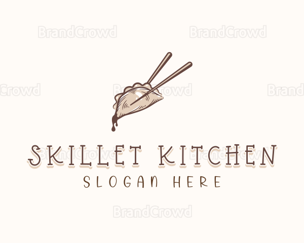 Gourmet Dumpling Cuisine Logo