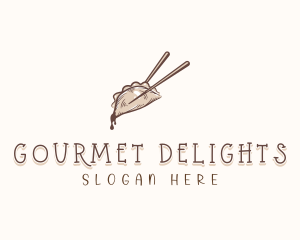 Gourmet Dumpling Cuisine logo design