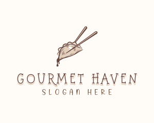 Gourmet Dumpling Cuisine logo design