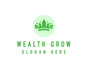 Organic Royal Crown logo design