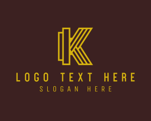 Trade - Modern Luxury Letter K logo design