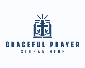 Spiritual Bible Book logo design