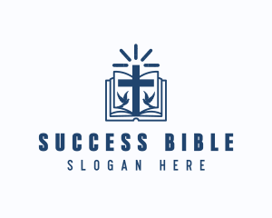 Bible - Spiritual Bible Book logo design