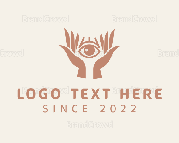 Mystical Eye Hands Logo