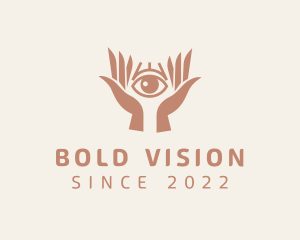 Mystical Eye Hands logo design