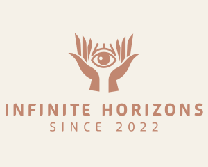 Visionary - Mystical Eye Hands logo design