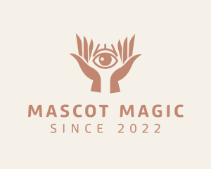 Mystical Eye Hands logo design