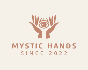 Mystical Eye Hands logo design