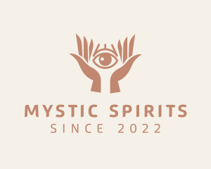 Mystical Eye Hands logo design