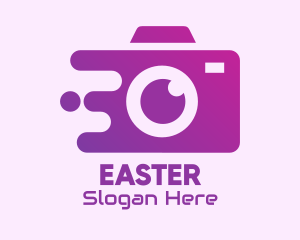 Film Camera - Purple Camera Service logo design