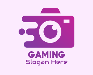 Purple Camera Service  logo design