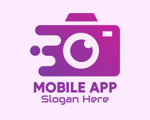 Photograph - Purple Camera Service logo design