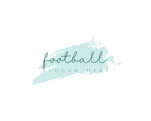 Blue Luxury Watercolor  Logo